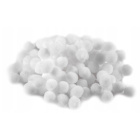 Boules décoratives blanches 120 pcs 1 cm
