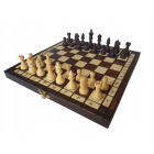 Ensemble d'échecs en bois 28 x 28 cm