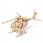 Modèle 3D en bois d'hélicoptère
