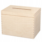 Boîte en bois 29x20x21cm boîte pour mariage enveloppes