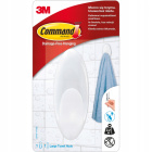 Grand support crochet de salle de bain et 2 bandes de fixation