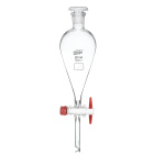 Entonnoir de séparation conique Squibb, 100 ml, bouchon 19/26, robinet en PTFE, verre borosilicaté (BORO 3.3)