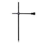 Support de capteur de température PT1000-A (nouveau type), noir, Ø 10 mm, longueur 450 mm, bras 250 mm, pour les mélangeurs de la série MS-H