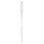 Pipette Pasteur avec graduation, 5,0 ml, PE, transparent – 100 pcs