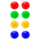 Aimants colorés 8 pcs 20 mm ronds