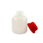 Bouteille 100ml en HDPE avec bouchon rouge