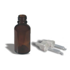 Flacon de 30 ml en pharmacie avec pipette et bouchon à vis