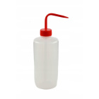 Bouteille LDPE 1000ml avec vaporisateur et bouchon rouge
