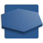 Panneau acoustique hexagonal bleu 50x50 cm épaisseur 3 cm hexagone