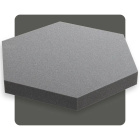 Panneau acoustique hexagonal gris 50x50 cm épaisseur 5 cm hexagone