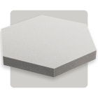 Panneau acoustique hexagone gris clair 50x50 cm épaisseur 5cm hexagone