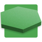 Panneau acoustique hexagonal kiwi vert 50x50 cm épaisseur 5 cm hexagone
