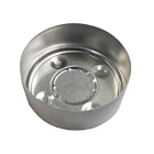 Récipients en aluminium 57x22mm pour bougies chauffe-plat 10 pcs
