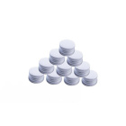 Bouchon en aluminium à visser 28/18 mm 50 pcs blanc