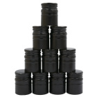 Bouchon à vis en aluminium 28/40 mm noir 50 pcs long
