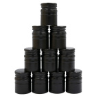 Bouchon à vis en aluminium 30/44 mm 50 pcs noir long