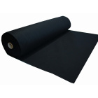 Tissu non tissé en feutre doux noir 3mm 150x50cm 400g/m²