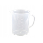Tube 250ml avec poignée, échelle en relief PP 9cm