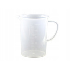 Tube 500ml avec poignée, graduation en relief PP 12cm