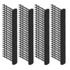 Épingles pour tissu agricole 100 pcs 12,5 cm noires