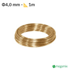 Fil de cuivre Ø4,0 mm 1m