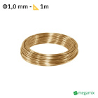 Fil de laiton Φ1,0 mm 1m