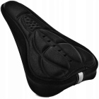 Housse de siège de vélo gel 280x175 mm noir