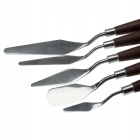 Spatules pour peinture lot de 5 pièces