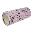 Rouleau de massage roller pour exercice 33cm rose