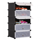 Armoire modulaire à chaussures 5 niveaux
