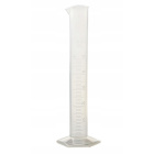 Cylindre mesureur PP 50ml avec échelle en relief