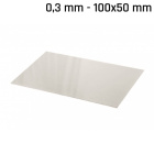 Tôle d'alpaga (argent neuf) 100x50x0,3mm
