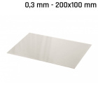 Feuille d'alpaga (nouvel argent) 200x100x0,3mm