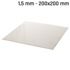 Feuille alpaga (nouvel argent) 200x200x1,5mm