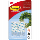 Crochets transparents moyens - 2 pcs