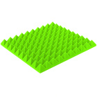 Panneau acoustique vert clair PYRAMIDE 50x50 cm épaisseur 5 cm