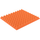 Panneau acoustique orange PYRAMIDE 50x50 cm épaisseur 5 cm