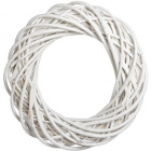 Couronne en osier blanc diamètre 35 cm
