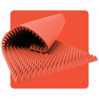 Panneau acoustique en mousse Pyramide 200×100 cm 8 cm melon