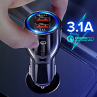 Chargeur voiture rapide 3.1A QUALCOMM QC 3.0
