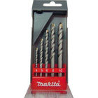 Jeu de forets pour béton 4-10mm ECONOMY MAKITA 5 pièces