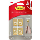 Crochets autocollants dorés Command pour mur 4 pcs