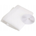 Moustiquaire pour fenêtre 180x150cm + velcro blanc
