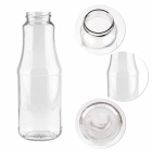 Bouteille en verre 1000 ml 24 cm SOK avec bouchon