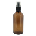Flacon en verre brun 100ml avec vaporisateur