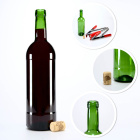 Bouteille en verre pour vin 750ml 29cm verte
