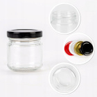 Contenant en verre 5 pcs 100 ml boîte de 5 cm avec couvercle