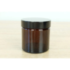 Récipient en verre brun 60 ml 53x52mm