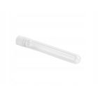 Tube à essai PS 12x75mm avec bouchon blanc 50 pcs