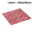 Plaque d'étanchéité TEMAC Temafast Économie 250x250x1,0 mm